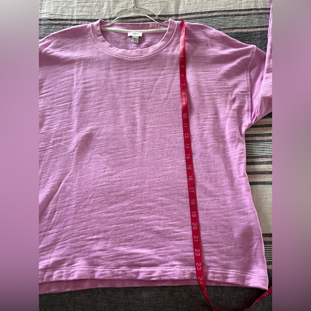 J CREW | L | Pink Sweatshirt - Picture 6 of 8